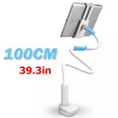 Apoio Tablet Maleável - Long Arm Stand Tablet eletronicos 076 AmploTech 100cm blue