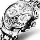 Relógio Automático em Aço - Steel Watch OLEVS relógio 045 AmploTech Branco