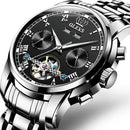 Relógio Automático em Aço - Steel Watch OLEVS relógio 045 AmploTech Preto 2