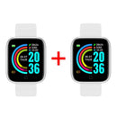 Relógio inteligente POWERWATCH Fitness À Prova D 'Água COMPRA 1 LEVA 2 relógio 009 AmploTech BRANCO E BRANCO