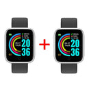 Relógio inteligente POWERWATCH Fitness À Prova D 'Água COMPRA 1 LEVA 2 relógio 009 AmploTech PRATA E PRATA