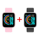 Relógio inteligente POWERWATCH Fitness À Prova D 'Água COMPRA 1 LEVA 2 relógio 009 AmploTech ROSA E PRATA