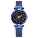 Relógio Magnético Feminino Céu Estrelado - Fashion Watch relógio 023 AmploTech Azul