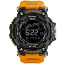 Relógio Smael Militar 1802 - Digital Watch relógio 024 AmploTech Laranja