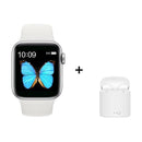 SmartWatch IWO 13 - Ultra Tech eletronicos 074 AmploTech Branco + Airpods