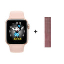 SmartWatch IWO 13 - Ultra Tech eletronicos 074 AmploTech Rosa +Pulseira Extra Milanese