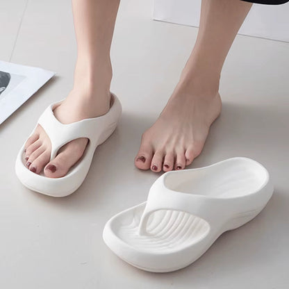 Soft Eva Platform Flip Flops Women Beach Non Slip Thick Sole Woman Slippers Ultra Lightweight Clip Toe Slides Shoes